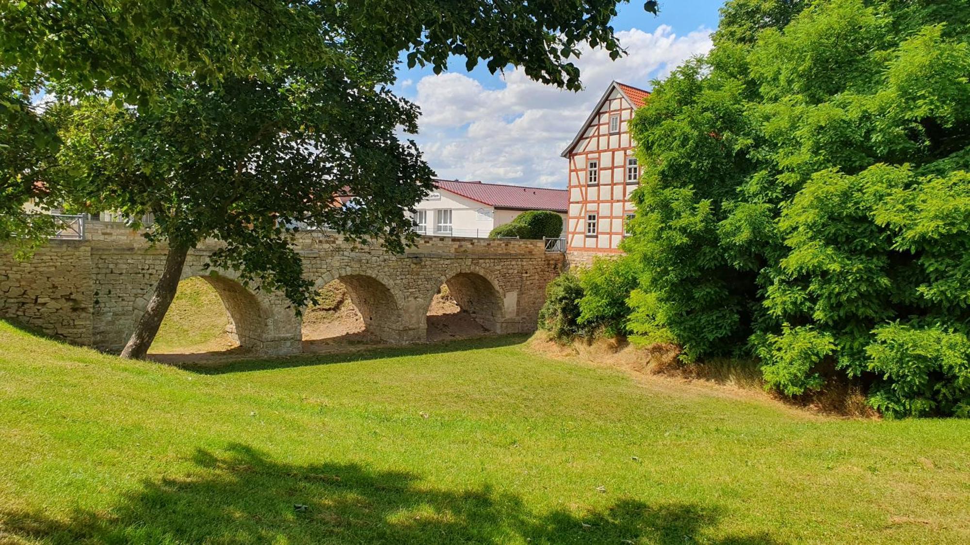 Ferienwohnung an der Schloßruine Herbsleben Exterior foto